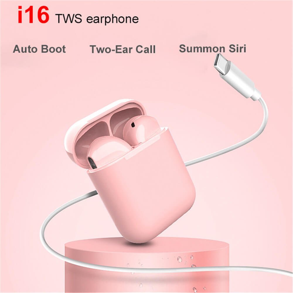 i16 TWS Wireless Bluetooth V5.0 Earbuds