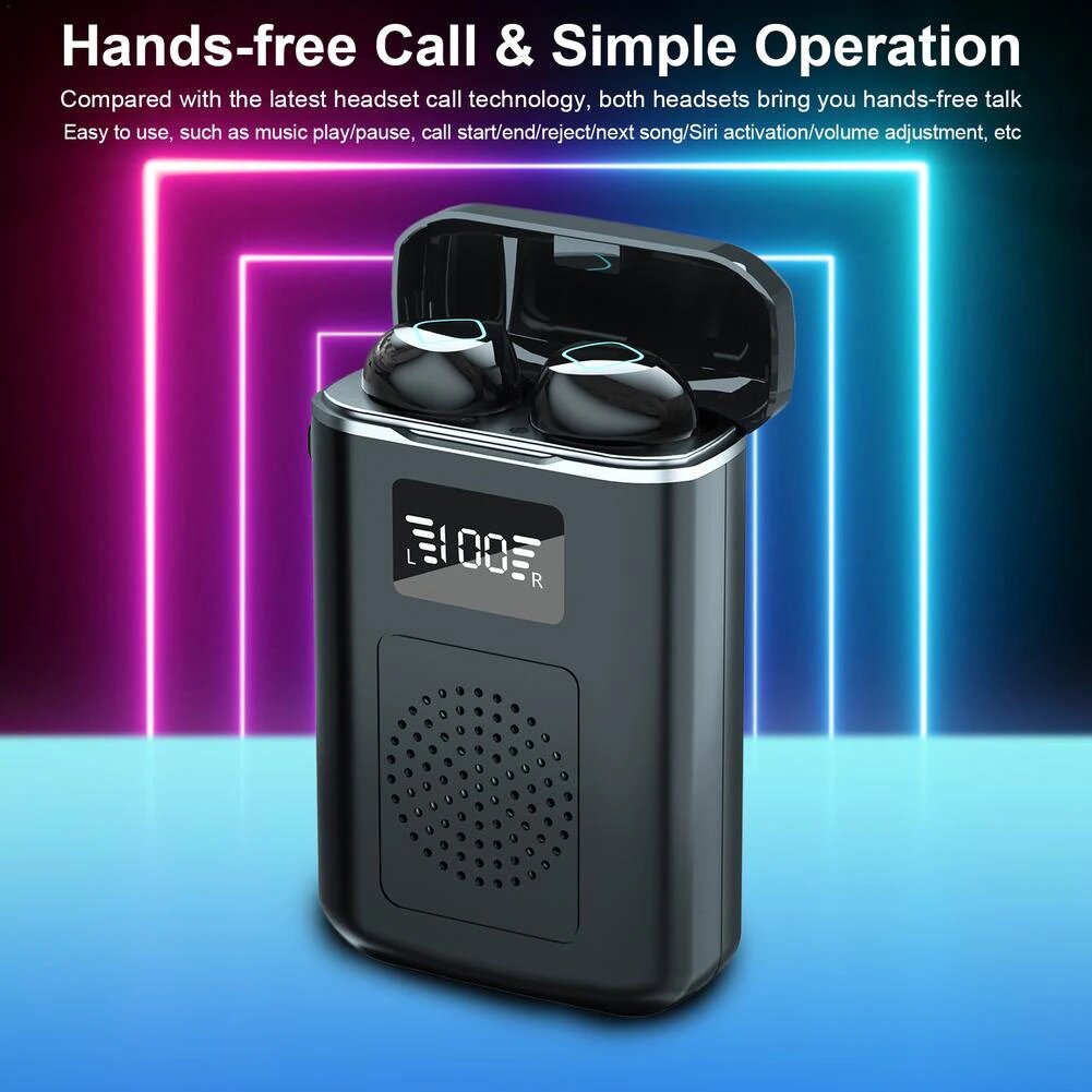 TWS M6 Earphone Wireless Speaker Stereo Headset Bluetooth