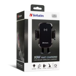 VERBATIM 65835 10W CAR MOUNT WIRELESS CHARGER