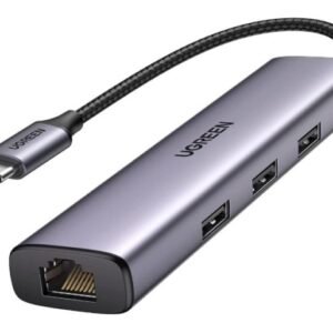 Ugreen-60600-USB-C-to-3-Port-USB-3.0-Hub-with-Gigabit-Ethernet-600x482