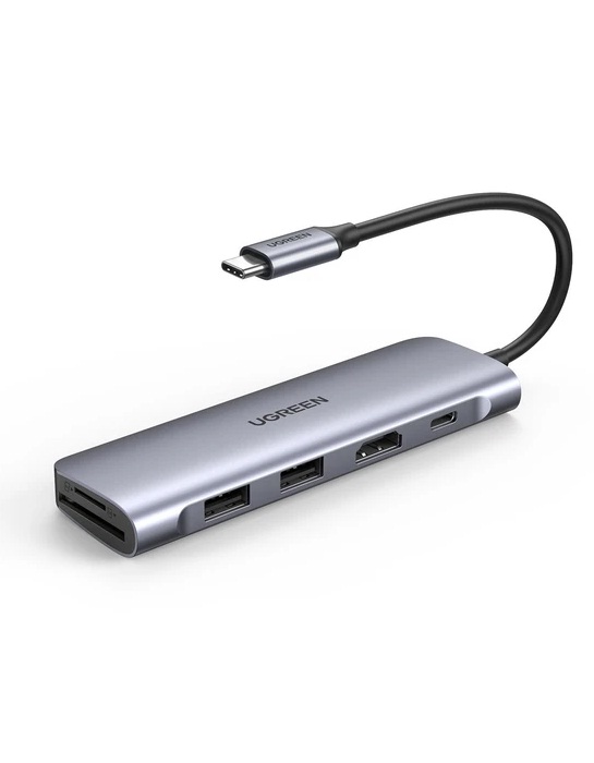 Ugreen-70411-6-in-1-USB-C-PD-Adapter-with-4K-HDMI-Hub